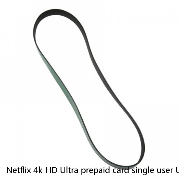 Netflix 4k HD Ultra prepaid card single user USA only 1yr!